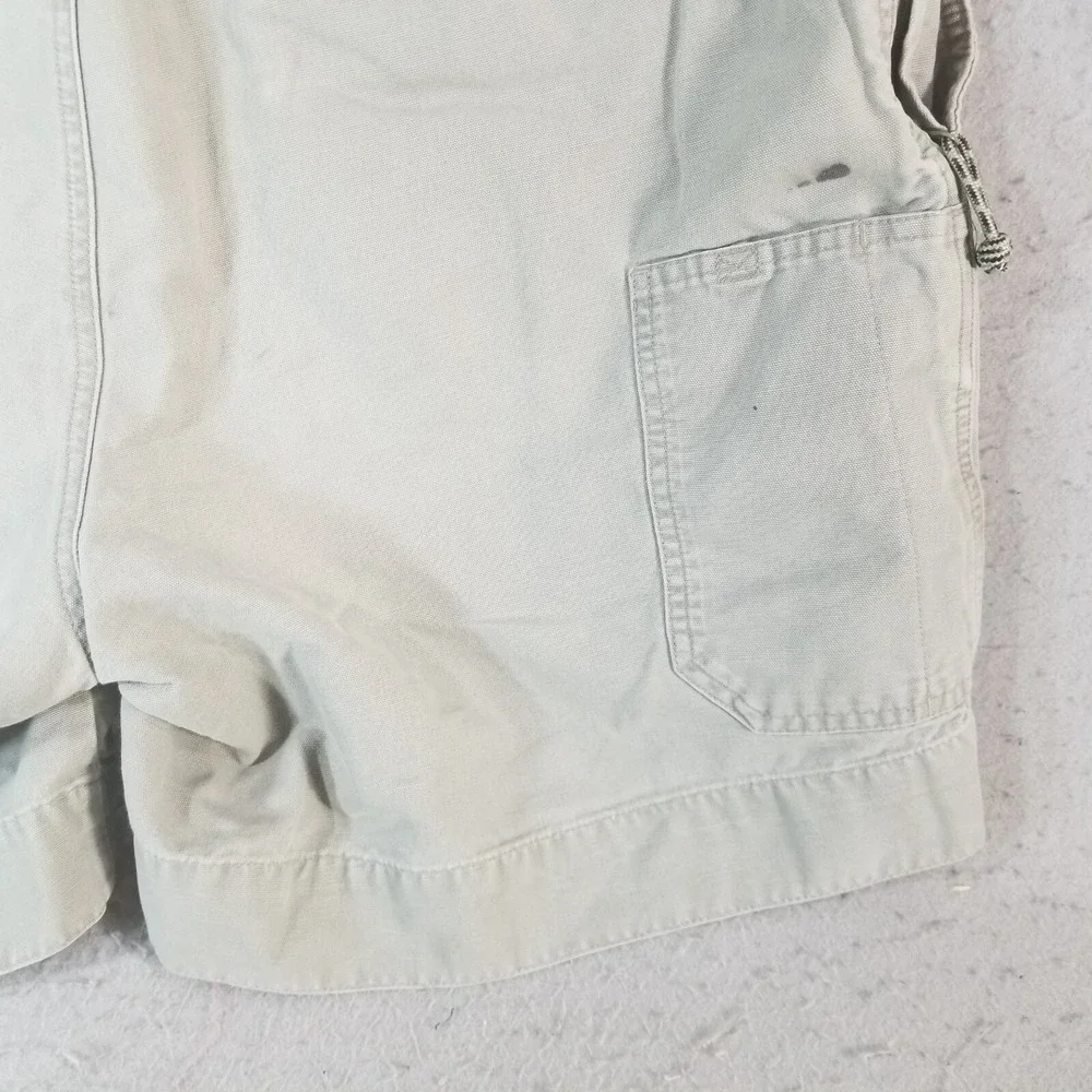 Columbia shorts‎ men's 38 x 7 khaki green cotton outdoor hiking Marine flawed
